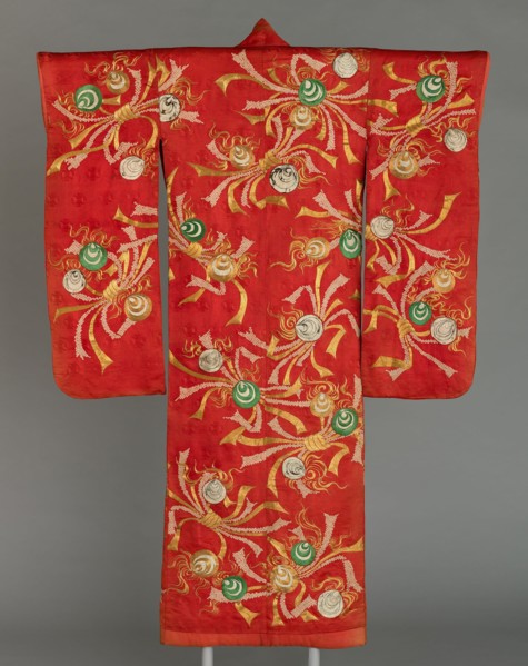 Uchikake, Japan, Edo period (1615-1868), 1775/1800. Creator: Unknown.