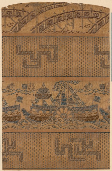 Fragment, Japan, 18th/19th century, Edo period (1615-1868)/ Meiji period (1868-1912). Creator: Unknown.
