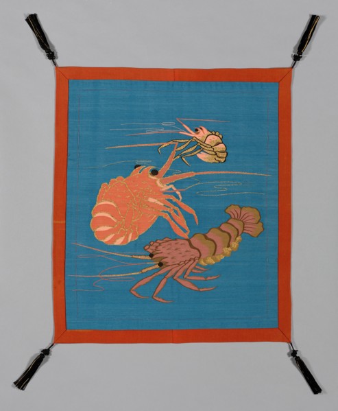 Fukusa (Gift Cover), Japan, late Edo period (1789-1868)/ Meiji period (1868-1912), 19th century. Creator: Unknown.