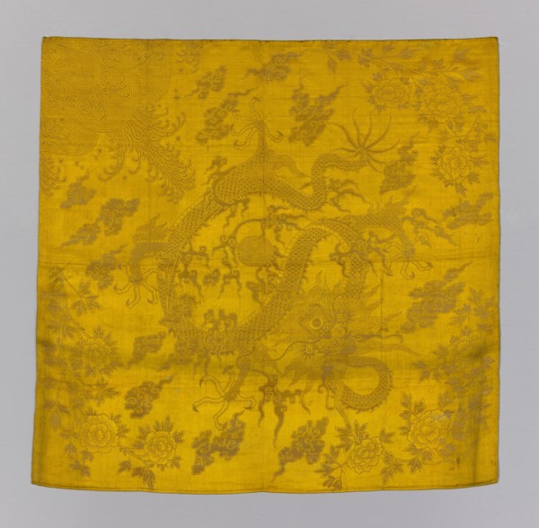 Cover (Furnishing Fabric), China, Qing dynasty (1644-1911), 1875/1900. Creator: Unknown.