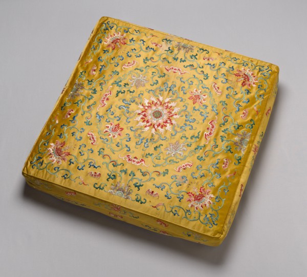 Cushion Cover, China, Qing dynasty (1644-1911), 1750/1800. Creator: Unknown.