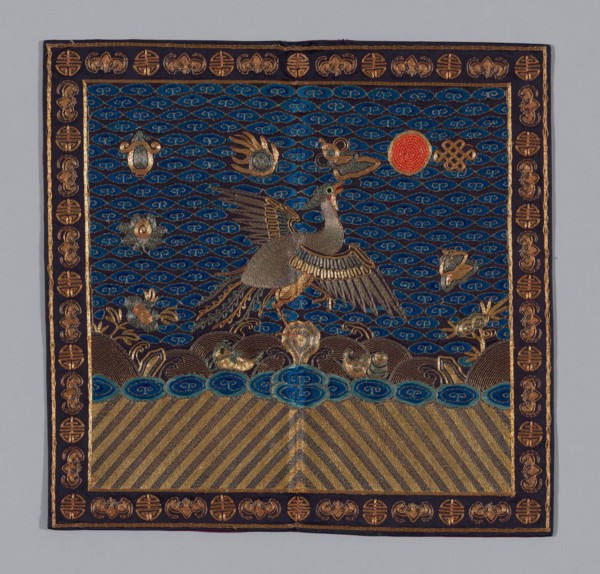 Man's Court Badge, China, 1880/1900, Qing dynasty (1644-1911). Creator: Unknown.