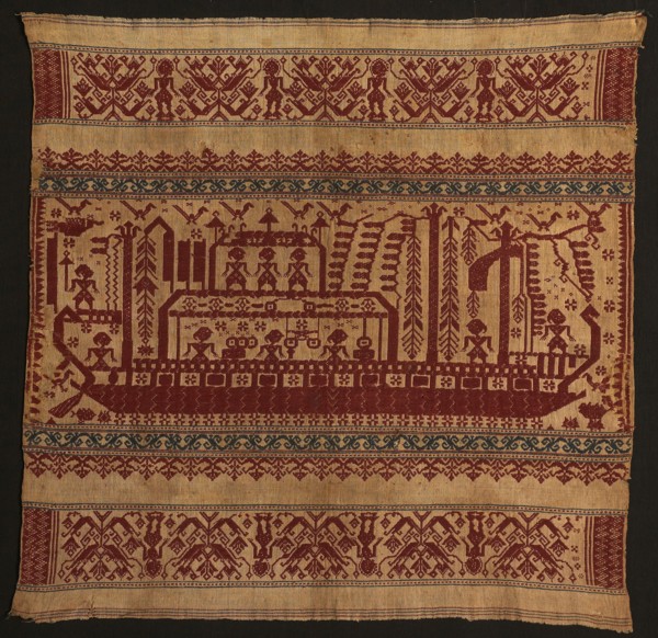 Ceremonial Cloth (tampan), Indonesia, Mid-19th century. Creator: Unknown.