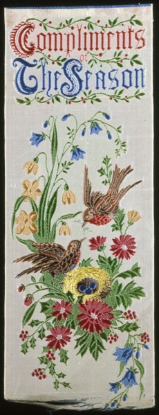 Bookmark, England, 19th century. Creator: Thomas Stevens.