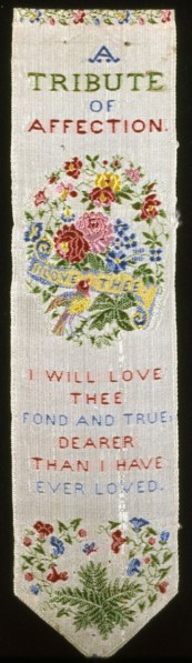 Bookmark, England, 19th century. Creator: Thomas Stevens.