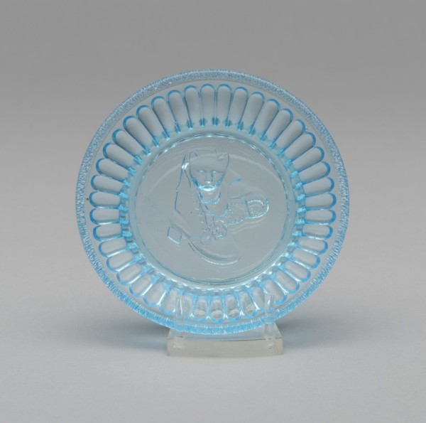 Toy plate, c. 1850. Creator: Unknown.