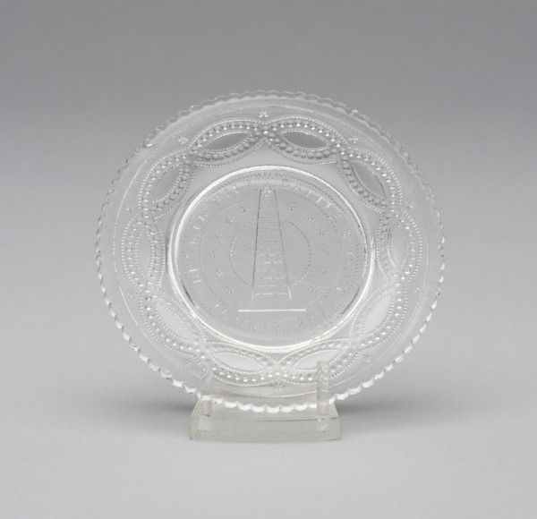 Cup plate, c. 1843. Creator: Unknown.