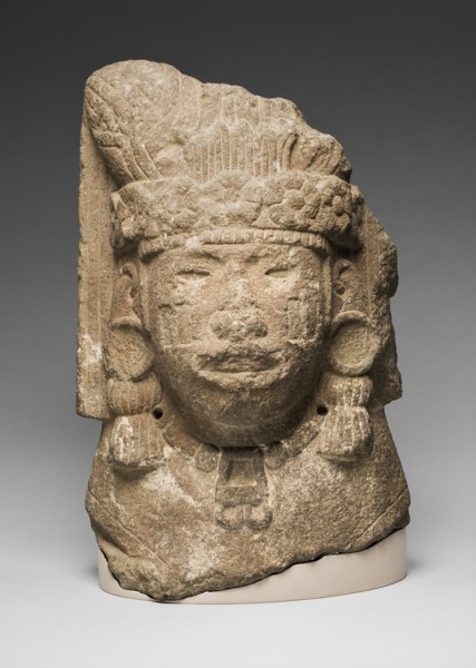 Head of Xilonen, the Goddess of Young Maize, 1400/1500. Creator: Unknown.