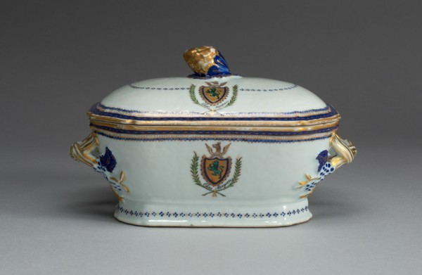 Tureen with Cover, c. 1787/90. Creator: Unknown.