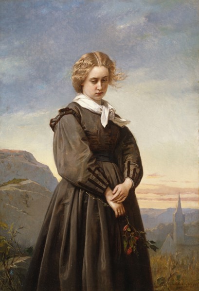 Love's Melancholy, 1866. Creator: Constant Mayer.