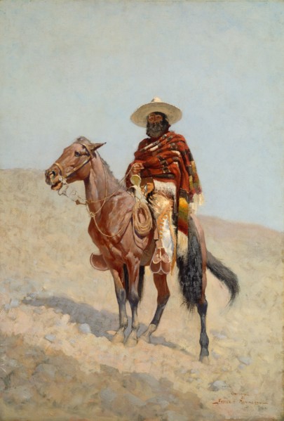A Mexican Vaquero, 1890. Creator: Frederic Remington.