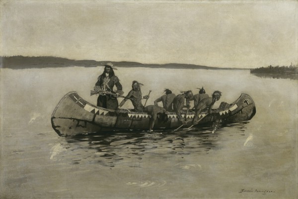 This Was a Fatal Embarkation, 1898. Creator: Frederic Remington.