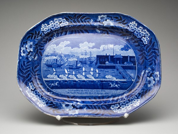 Platter, 1824/36. Creator: James and Ralph Clews.