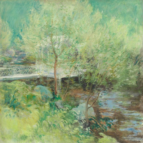 The White Bridge, after 1895. Creator: John Henry Twachtman.