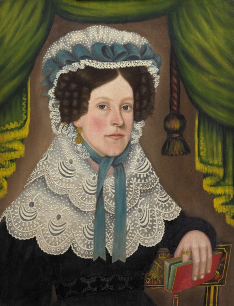 Woman with a Book, 1827/30. Creator: Jonas Welch Holman.