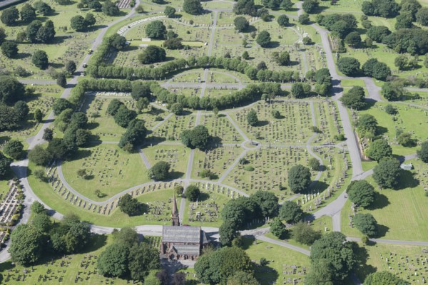 Anfield Cemetery and chapel, Liverpool, 2015. Creator: Historic England.