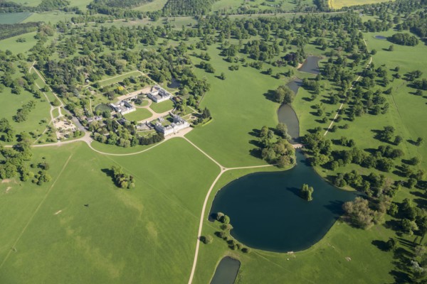 Woburn Abbey, the house and landscape park, Woburn, Bedfordshire, 2018. Creator: Historic England.