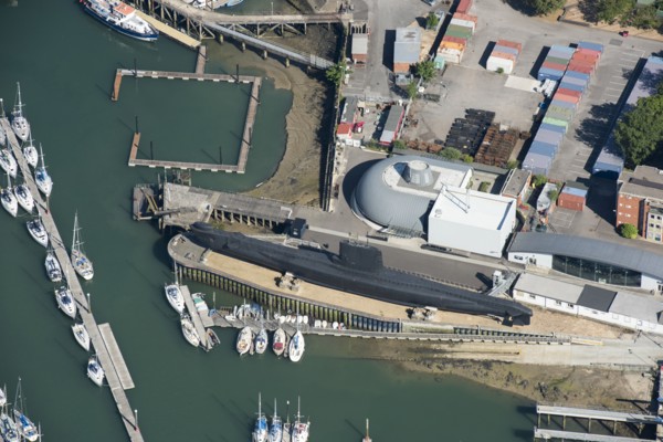 HMS Alliance, WW2 submarine, Royal Navy Submarine Museum, Gosport, Hampshire, 2018. Creator: Historic England.