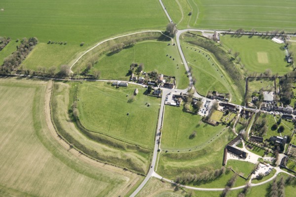 Neolithic henge and stone circles, Avebury, Wiltshire, 2019. Creator: Historic England.