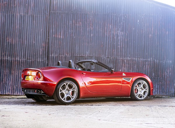 2013 Alfa Romeo 8C Spyder.