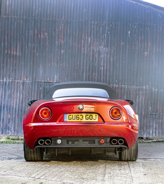 2013 Alfa Romeo 8C Spyder.