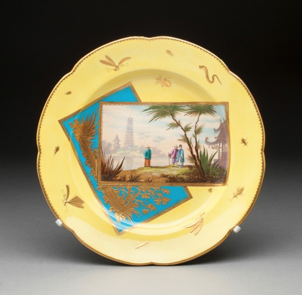 Plate, Coalport, 1870/75.