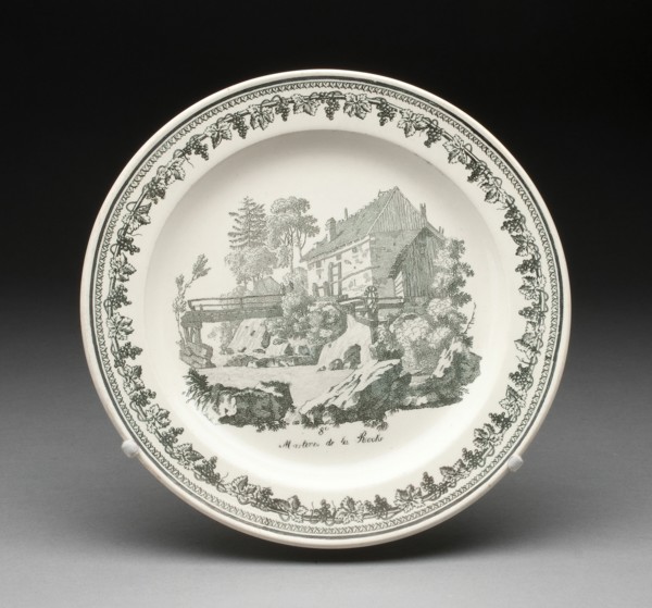 Plate, Creil, 1800/50.