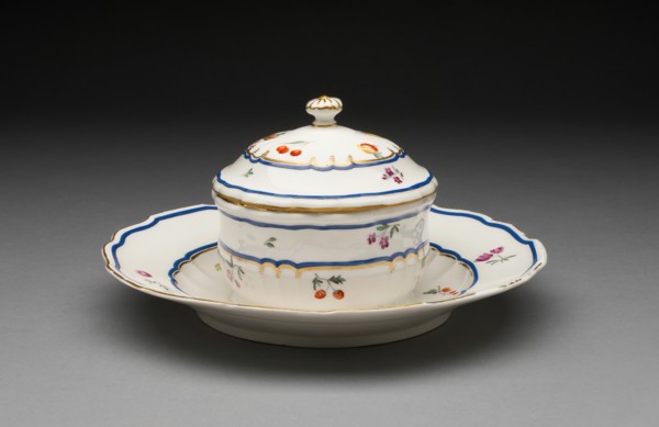 Covered Dish with Attached Stand, Frankenthal, c. 1775.