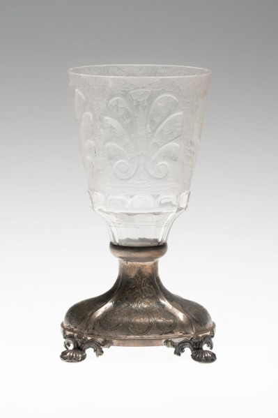 Goblet, Bohemia, c. 1745 (glass) 1850 (mount).