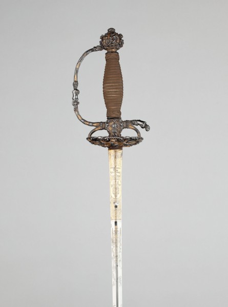 Composite Smallsword and Scabbard, Dutch, Hilt: c. 1650/60; blade: 1750/60.
