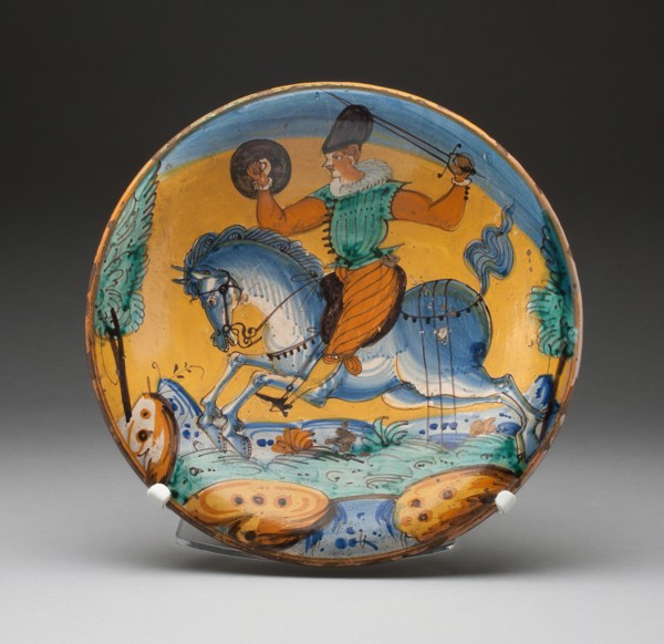 Plate, Montelupo Fiorentino, c. 1620.