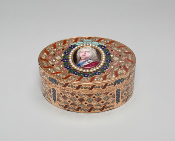 Snuff Box: Portrait of Saxon Prince, Dresden, c. 1775/80.