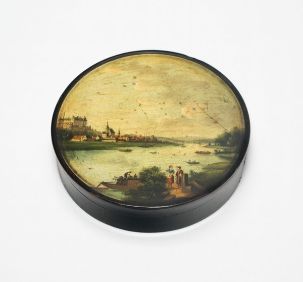 Box with Fortress of Sonnenstein, Germany, Late 18th century.