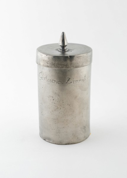 Canister for Cinnamon, Tübingen, c. 1774.