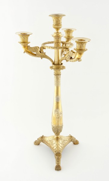 Four Light Candelabrum (one of a pair), Paris, 1809/19.