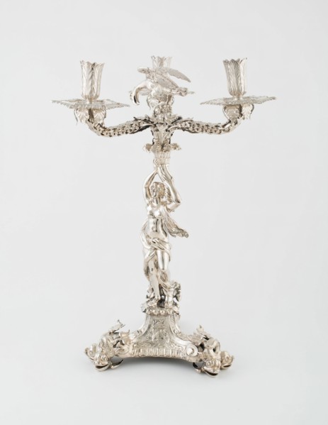 Tripod Candelabrum, London, c. 1680.