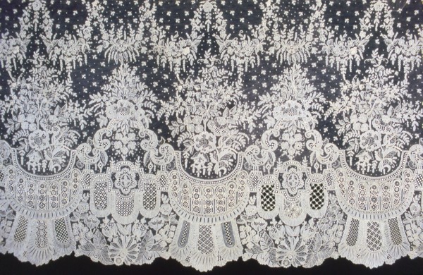 Dress Flounce, Belgium, 1860s (1862 or 1867).