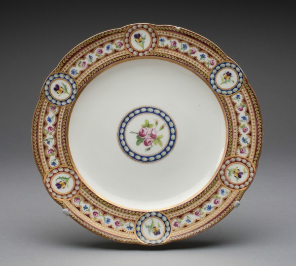 Plate, Sèvres, 1784.