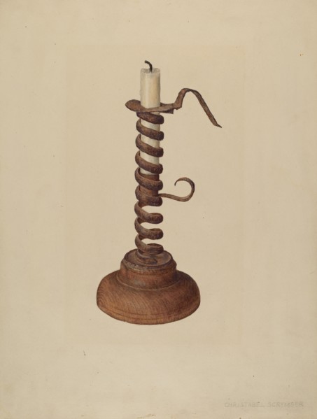 Candlestick, 1935/1942.