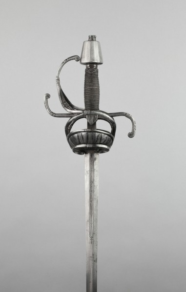 Rapier, Europe, southern, 1620-30.