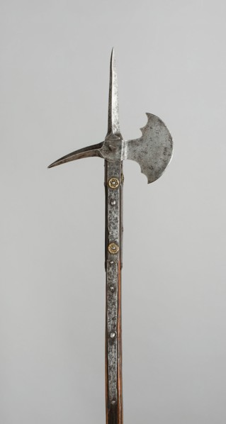 Poleaxe, Switzerland, 1500.