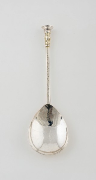 Spoon Commemorating the London Plague, Wokingham, c. 1665.