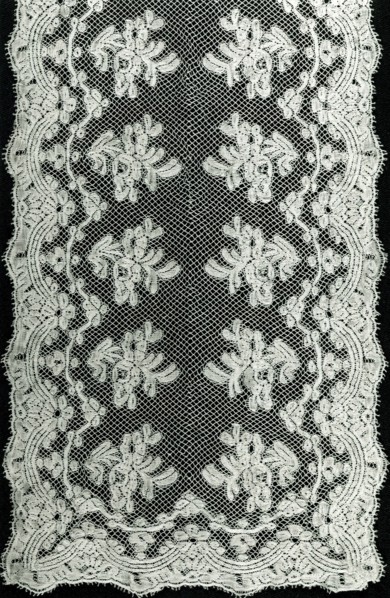 Scarf, Belgium, 1865/85.