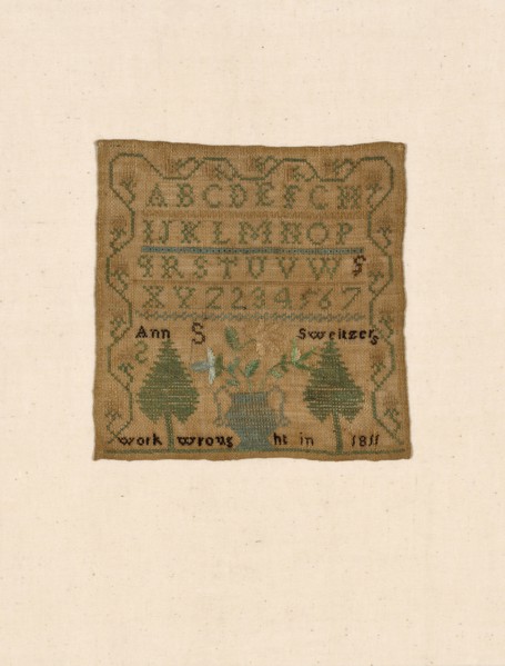 Sampler, United States, 1811.