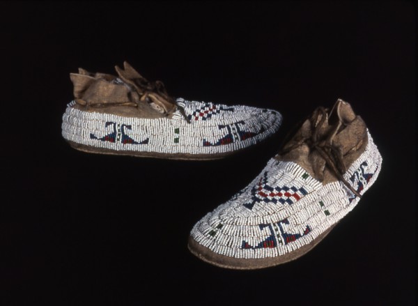 Pair of Moccasins, Plains, c. 1885.