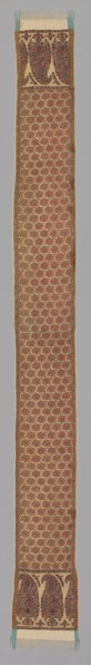 Scarf, India, Border: c. 1810.
