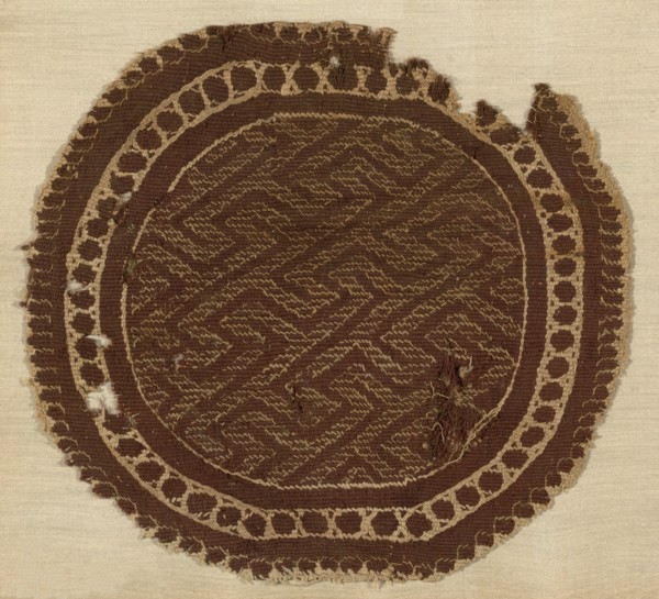 Roundel, Egypt, Roman period (30 B.C.- 641 A.D.), 3rd/5th century.