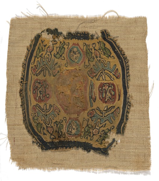 Roundel, Egypt, Roman period (30 B.C.- 641 A.D.)/Arab period (641-969), 6th/8th century.