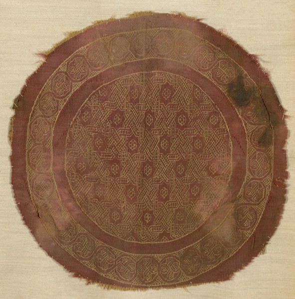 Roundel, Egypt, Roman period (30 B.C.- 641 A.D.), 3rd/5th century.