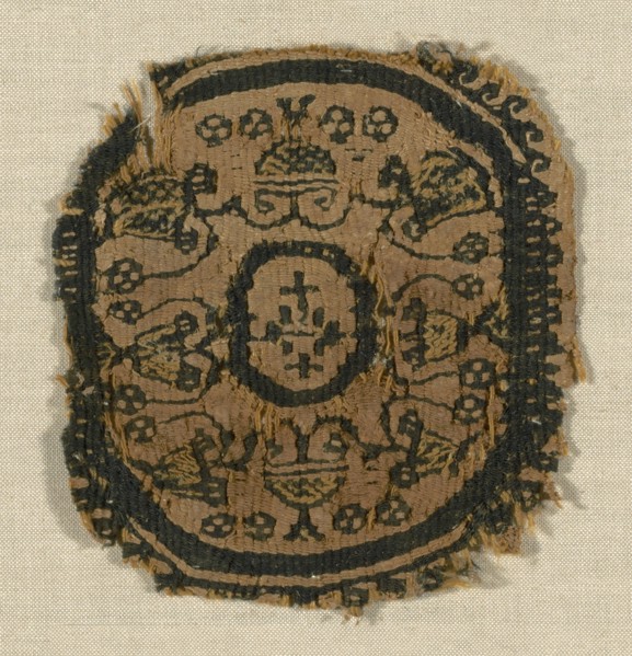 Roundel, Egypt, Arab period (641-969), 9th century.